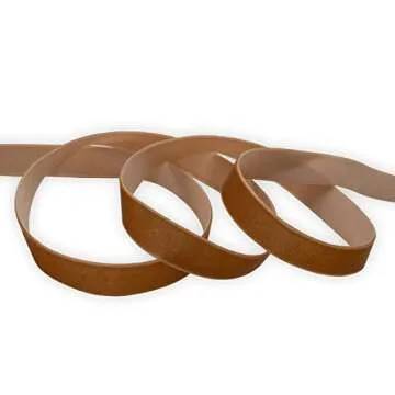 XMLMSH Copper Velvet Ribbon 5/8 Inch Single Face Nylon for Gift Wrapping, Hair Bows, Choker, Wedding Decorations, Cafts, Bouquet - 25 Yards