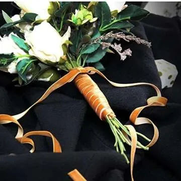 XMLMSH Copper Velvet Ribbon 5/8 Inch Single Face Nylon for Gift Wrapping, Hair Bows, Choker, Wedding Decorations, Cafts, Bouquet - 25 Yards