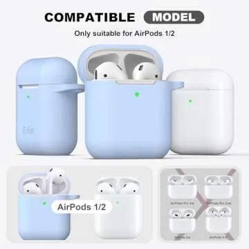 R-fun AirPods Case Cover - Stylish & Protective Silicone