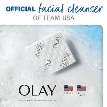 Olay Cleansing Melts + Retinol Face Cleanser, 64 ct. total (2 x 32 ct.), Water-Activated Face Wash to Clean, Tone, and Refresh