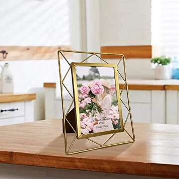 Elegant 4x6 Metal Picture Frames for Display