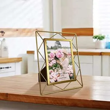 Elegant 4x6 Metal Picture Frames for Display