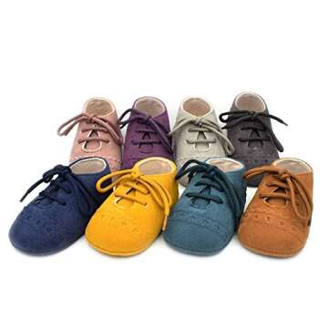 Dukars Infant Toddler Moccasins – Soft Sole Sneakers