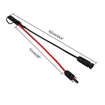 CERRXIAN SAE to MC4 Adapter - 10AWG Solar Connection