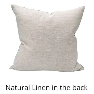 Krinto Farmhouse Pillow || African Pillow, Mudcloth Pillow, Blue Grey Pillow Cover| Throw Pillow Cover, Sofa Cushion, Fall Decor 22x22 (22 x 22)