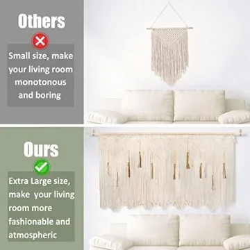Extra Large Macrame Wall Hanging for Boho Decor
