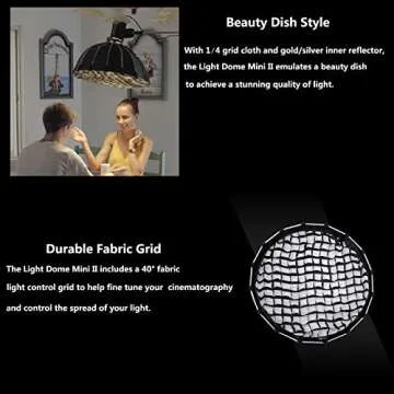 Aputure Light Dome Mini II Softbox for Compact Studios
