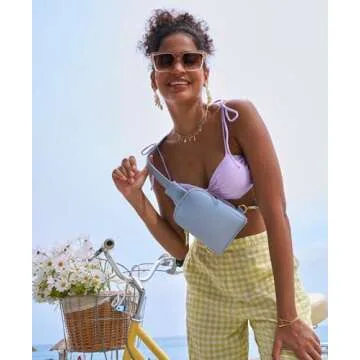 INICAT Vegan Leather Small Crossbody Sling Bag for Women