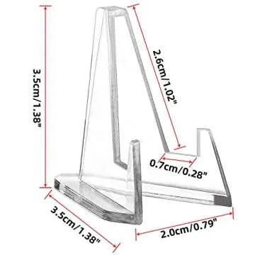 Acrylic Coin Display Stands for Cards, Coins, and Medallions