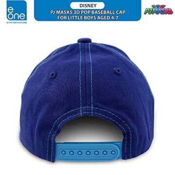 PJ Masks 3D Baseball Cap for Kids - Lightweight and Adjustable!