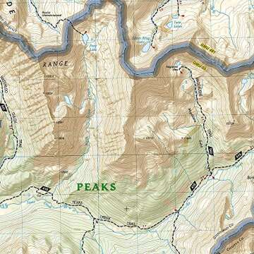 Buena Vista Collegiate Peaks Map National Geographic Trails