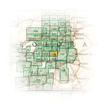 Buena Vista Collegiate Peaks Map National Geographic Trails