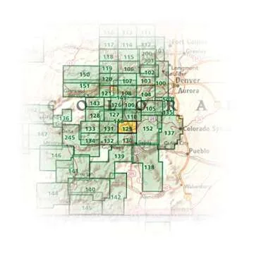 Buena Vista Collegiate Peaks Map National Geographic Trails