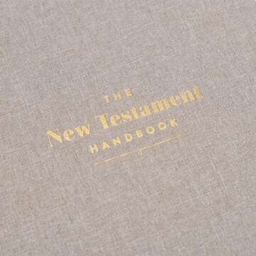 New Testament Handbook, Stone Cloth Over Board, Full-color Design, Commentary, Charts, Maps, Outlines, Timelines, Word Studies