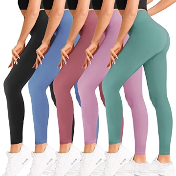 Natural Feelings Buttercloud High Waisted Leggings for Women Ultra Soft Stretch Opaque Slim Yoga Leg...