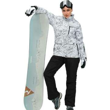 Premium Women's Waterproof Snowboard Jacket & Pants