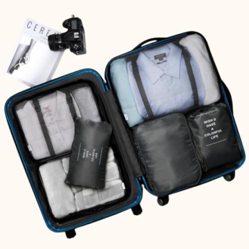 Lightweight VAGREEZ Travel Packing Cubes for Organizing Bags