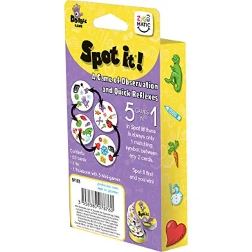 Spot It! Classic Card Game for Family Fun and Travel
