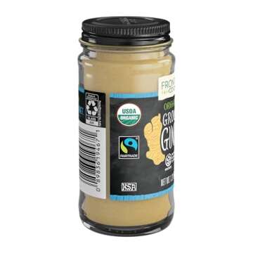 Frontier Co-op Organic Ginger Root Powder, 1.31 Ounce Bottle, Spicy Sweet Powder For Food & Tea, Finely Ground, Kosher