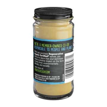 Frontier Co-op Organic Ginger Root Powder, 1.31 Ounce Bottle, Spicy Sweet Powder For Food & Tea, Finely Ground, Kosher