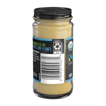 Frontier Co-op Organic Ginger Root Powder, 1.31 Ounce Bottle, Spicy Sweet Powder For Food & Tea, Finely Ground, Kosher