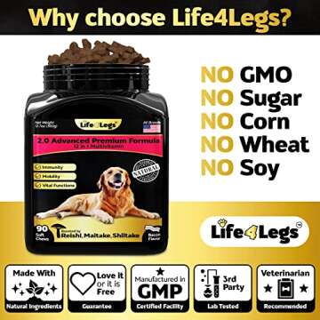 Premium Dog Multivitamin Soft Chews for Health Support