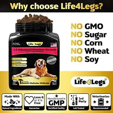 Premium Dog Multivitamin Soft Chews for Health Support