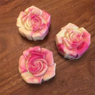 RoseFlower Silicone Molds for Baking and Ice Treats