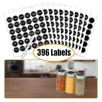 SWOMMOLY 3 Tier Spice Rack Organizer with 24 Jars