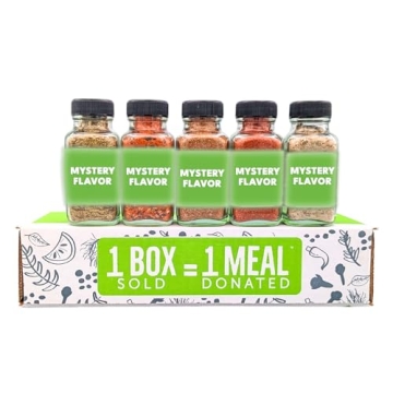 FreshJax Organic Spices and Seasonings sets | Mystery Gift Set | 5 Sampler Sized Bottles in a Surpri...