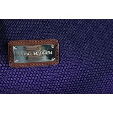 Steve Madden Unisex-Adult (Luggage only) Carry on Bag with Spinner Wheels, Shadow Purple, 20in