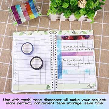 Molshine Set of 8 Washi Masking Tape for Crafting