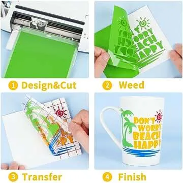 Lya Vinyl 55 Pack Permanent Adhesive Vinyl Sheets for Decor Sticker, Party Decoration, Car Decal - 43 Color Vinyl for Cutting Machine, Craft Cutter