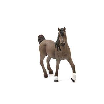 Schleich Horse Club Arabian Stallion Figurine - Detailed Horse Toy with Distinctive High Tail Carria...
