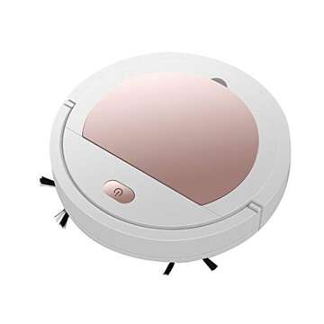 Home Robot Vacuum Cleaner, 3 in 1 Smart Sweeping Robot Vacuum, Wet/Dry Two Used, Long Lasting, Quiet Cleaning Robot, Ideal for Pet Hair, Carpets, Hard Floors