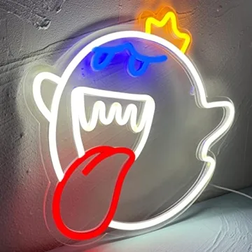 KING BOO Mario LED Neon Light for Game Room Decor