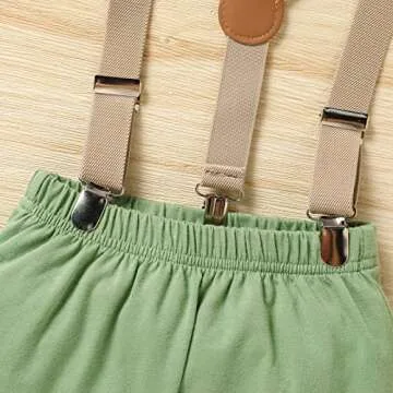 Wild One 1st Birthday Outfit for Baby Boys with Bowtie