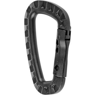 Nxtop Tactical Carabiner Keychain - Versatile 10 Pack