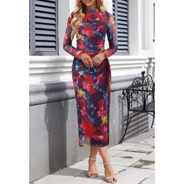 Stylish MEROKEETY Tie Dye Maxi Dress for Women