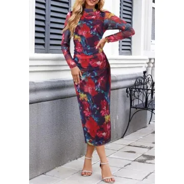Stylish MEROKEETY Tie Dye Maxi Dress for Women