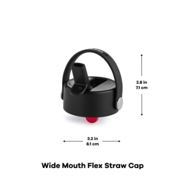 Hydro Flask Wide Mouth Straw Lid for Easy Hydration