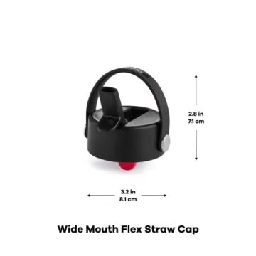 Hydro Flask Wide Mouth Straw Lid for Easy Hydration