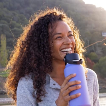 Hydro Flask Wide Mouth Straw Lid for Easy Hydration