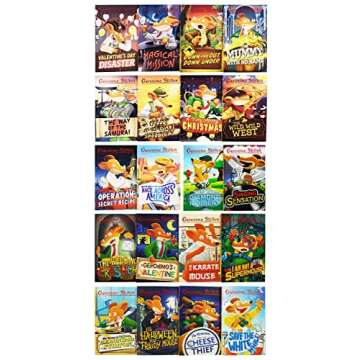 Geronimo Stilton Series 4 & 5 Collection 20 Books Box Set(The Wild,Wild West, Operation: Secret Reci...