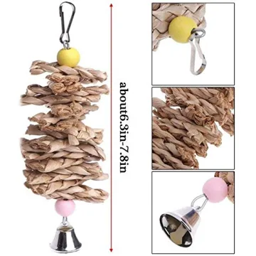 Durable Hamiledyi Parrot Toys for Chewing Birds 3-Pack