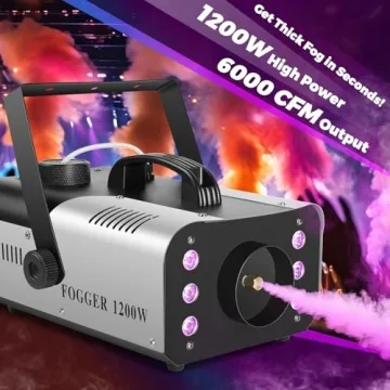 Powerful Fog Machine with RGB Lights for Events