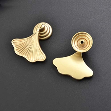 Stunning Greenite Ginkgo Leaf Cabinet Handles for Elegance