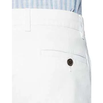 Goodthreads Men's Slim-Fit Washed Comfort Stretch Chino Pant, White, 32W x 30L
