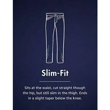 Goodthreads Men's Slim-Fit Washed Comfort Stretch Chino Pant, White, 32W x 30L