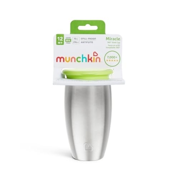 Munchkin 10oz Miracle 360 Stainless Steel Sippy Cup